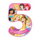 Disney Princess Number 5 Edible Icing Image